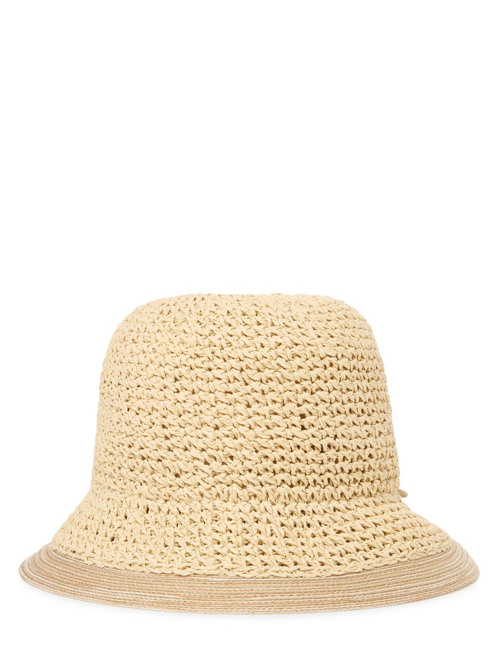 Marie Lund Hut Damen Papier beige strukturiert, ONE SIZE