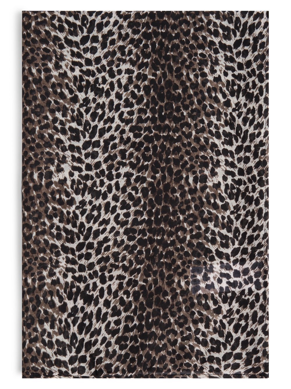 Marie Lund Webschal Damen schwarz gemustert, ONE SIZE