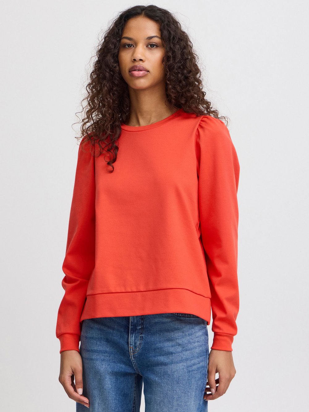 Ichi Sweatshirt Damen rot, XS