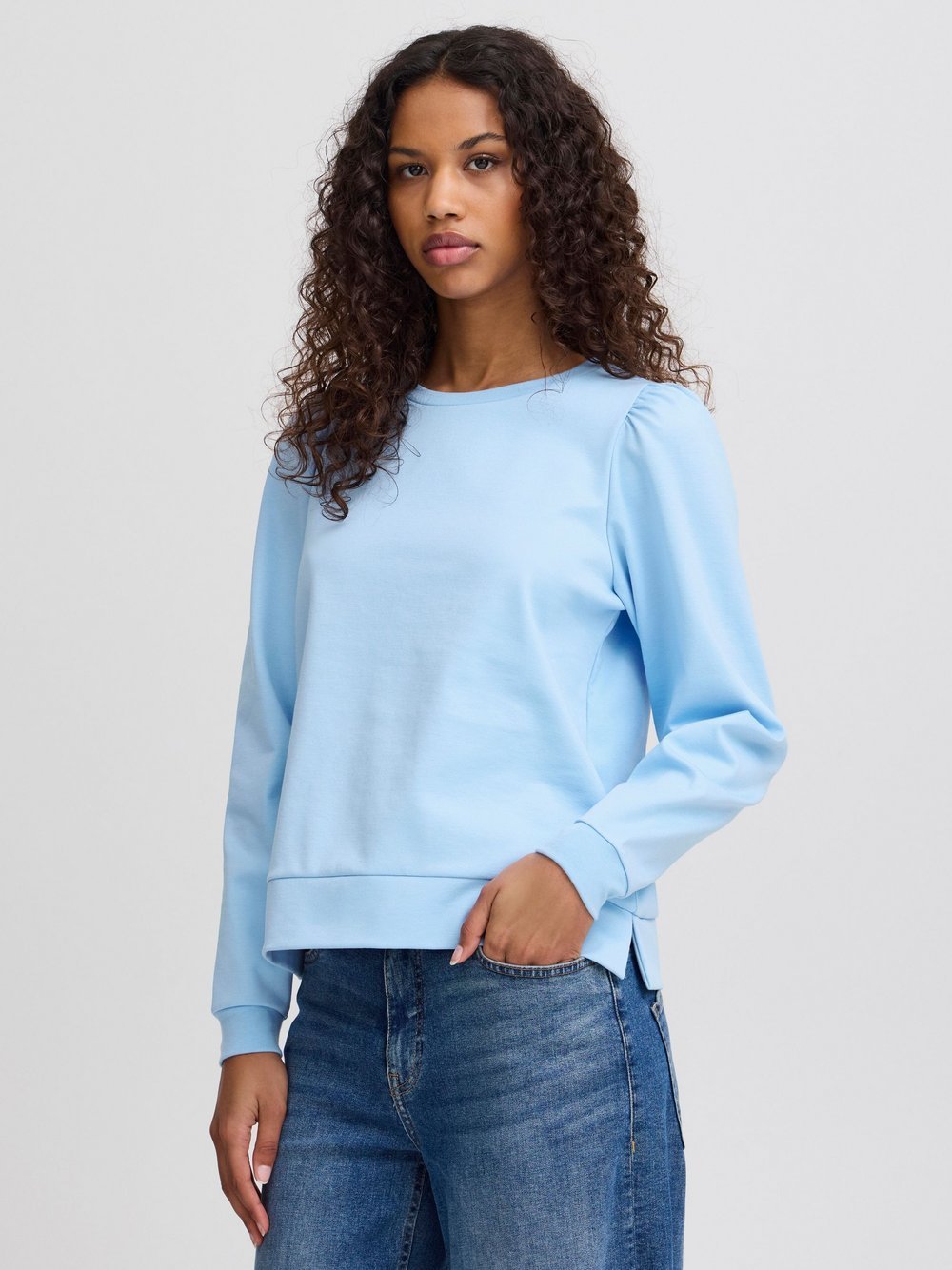 Ichi Sweatshirt Damen blau, L