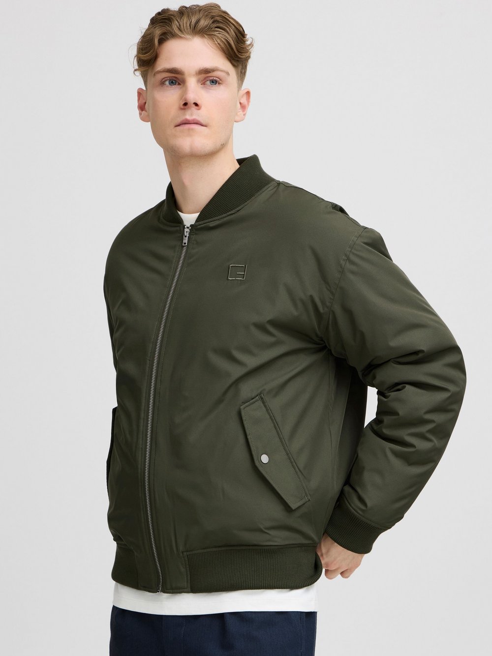 CASUAL FRIDAY Bomberjacke Herren grün, XXXL