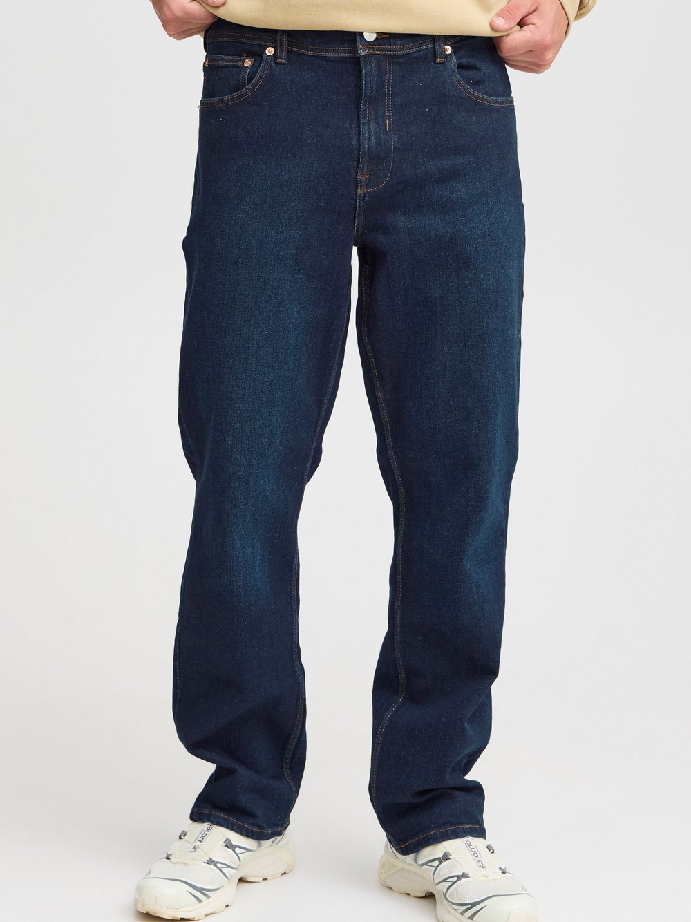 Solid Jeans Herren Baumwolle blau, 33-34