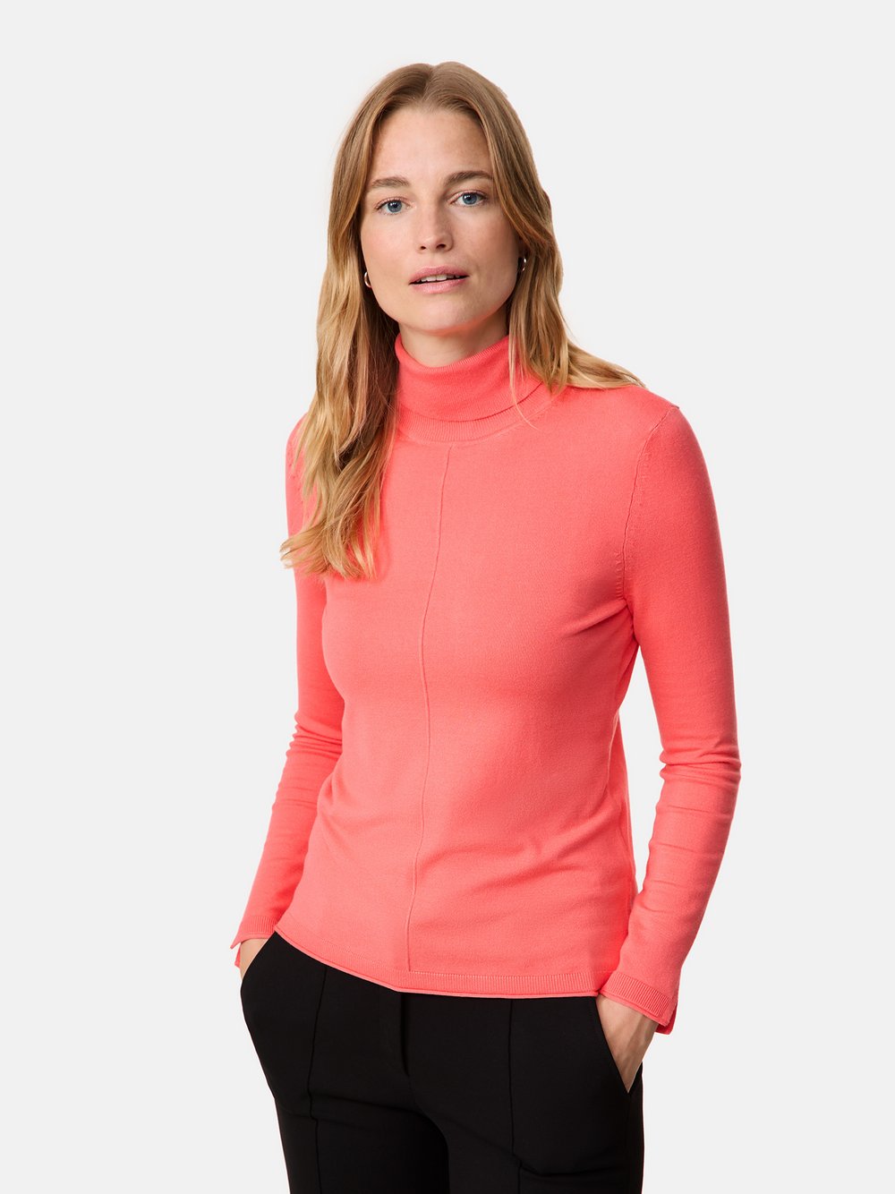 Gerry Weber Rollkragenpullover Damen Viskose rot, 40