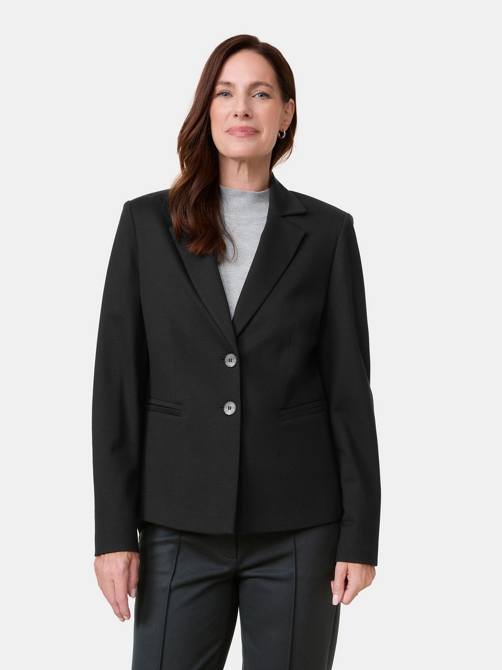 Gerry Weber Blazer Damen Viskose schwarz, 34