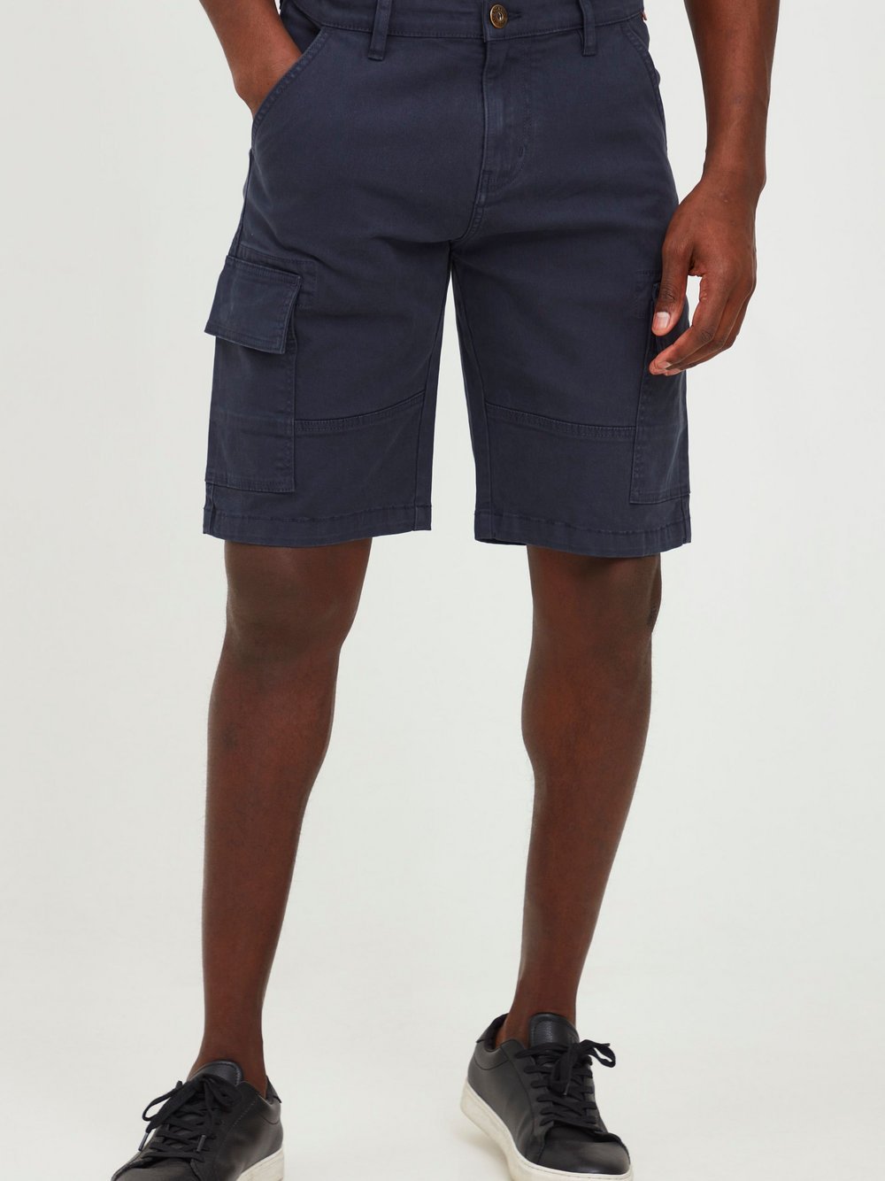 Indicode Cargoshorts Herren Baumwolle blau, M