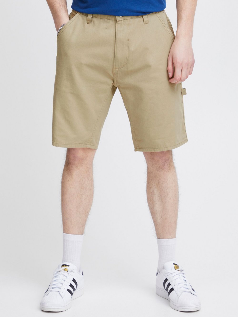 BLEND Shorts Herren Baumwolle beige, L