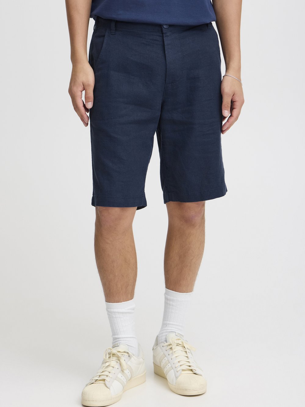 BLEND Shorts Herren blau gemustert, XXXL