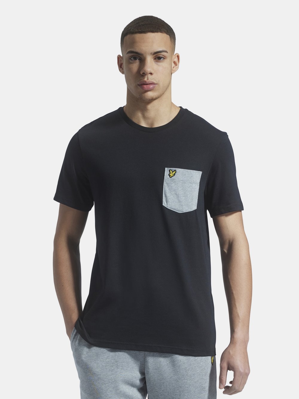 Lyle & Scott T-shirt Herren Baumwolle schwarz, S