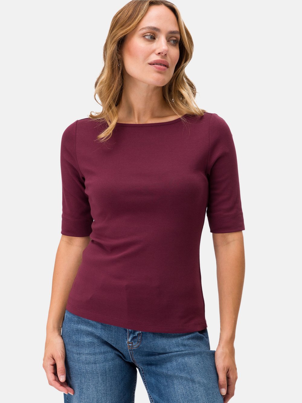 zero Shirt Damen Baumwolle rot, 44