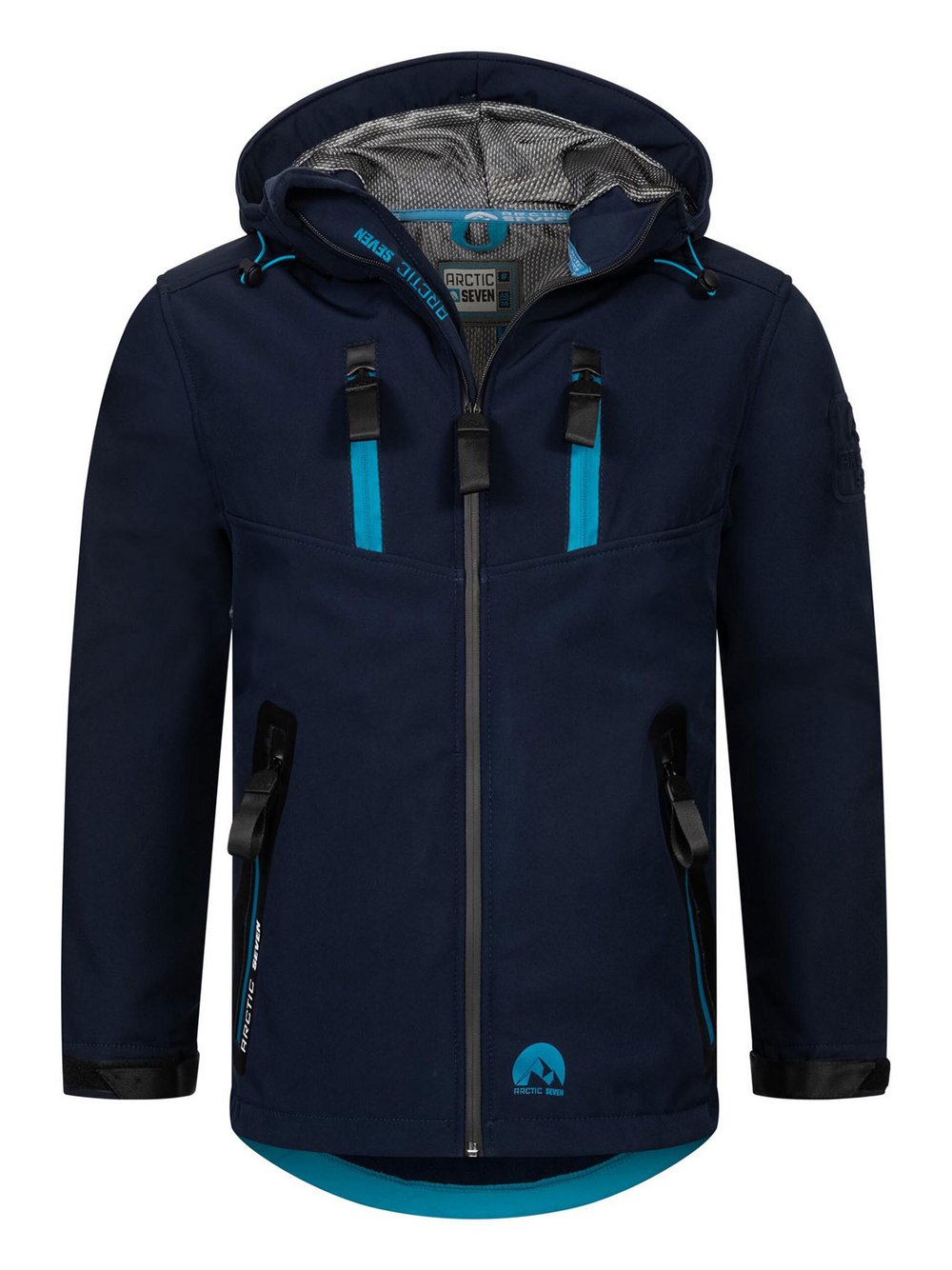 Arctic Seven Softshelljacke  Herren Baumwolle blau, M