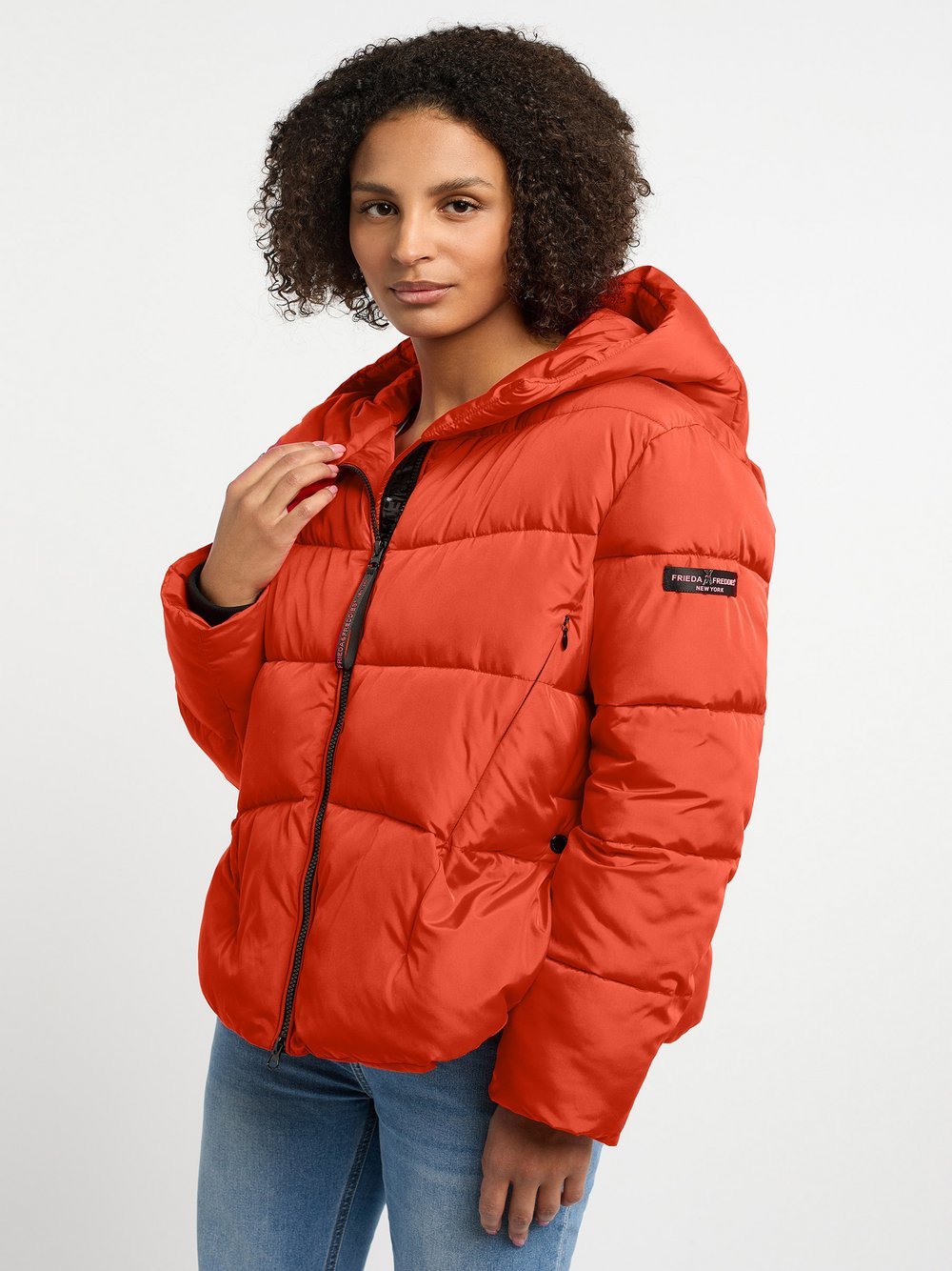 Frieda & Freddies Steppjacke Damen orange, 44