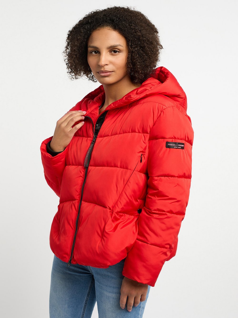 Frieda & Freddies Steppjacke Damen rot, 42