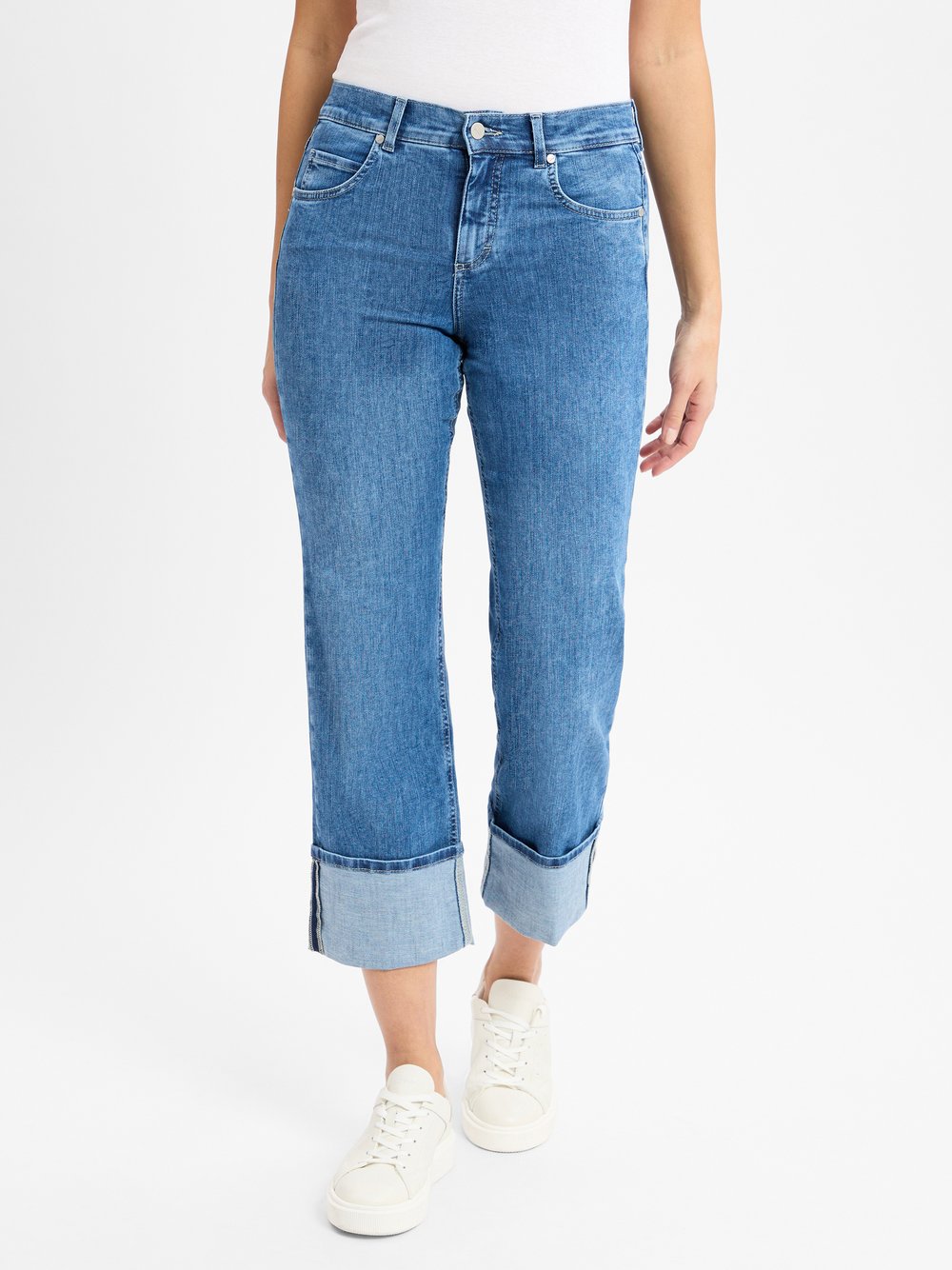 Thumbnail - Angels Jeans Damen Baumwolle blau, 40-28