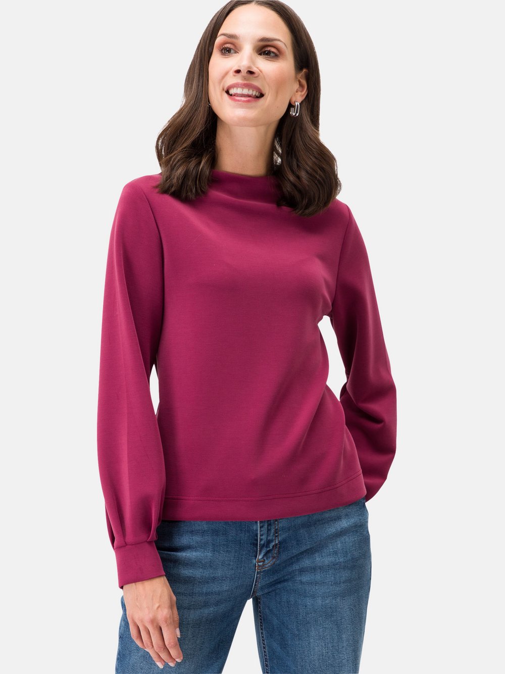 zero Sweatshirt Damen rosa, 40