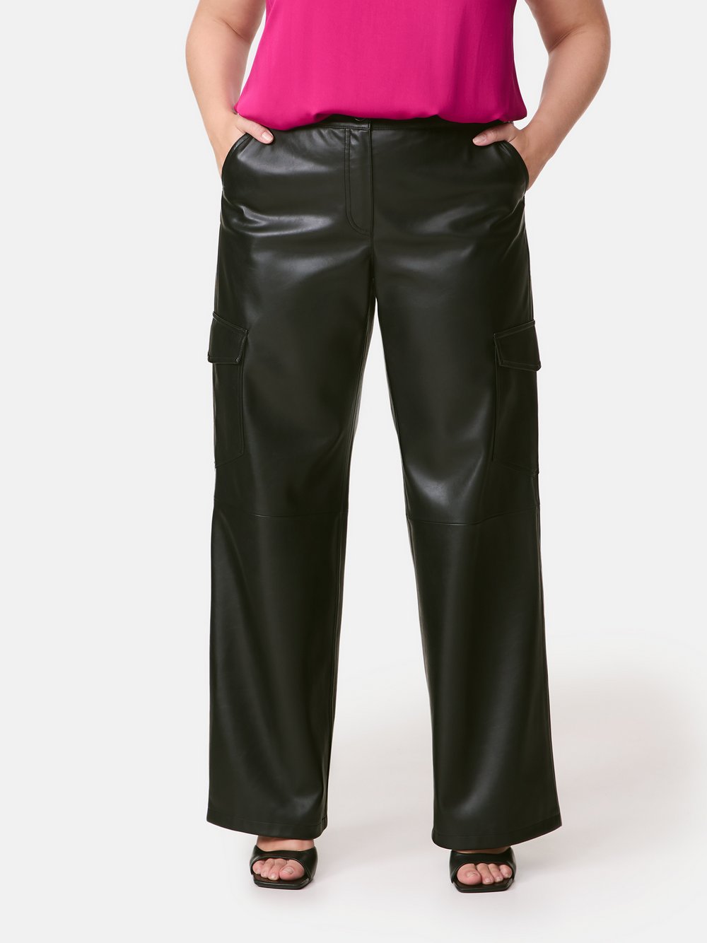 Samoon Cargohose Damen schwarz, 42