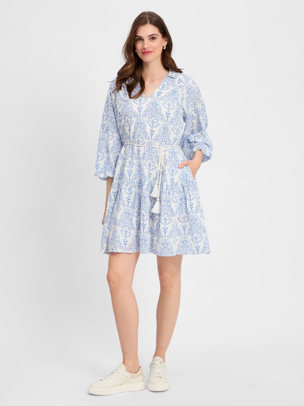 Y.A.S Kleid Damen Baumwolle mehrfarbig bedruckt, 34