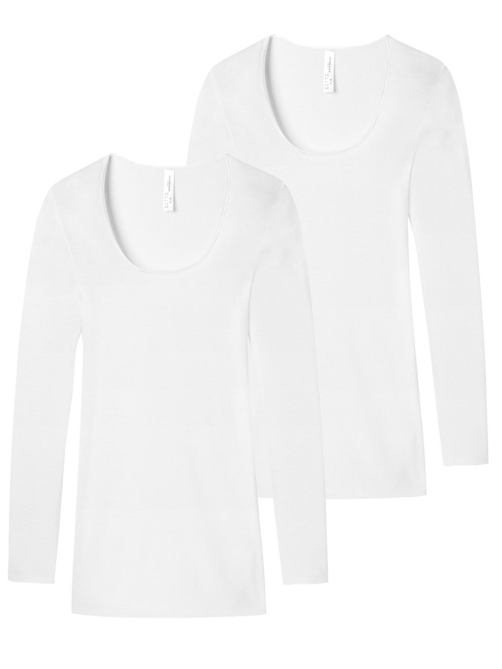 Schiesser Longsleeve  Damen Baumwolle weiß, 38