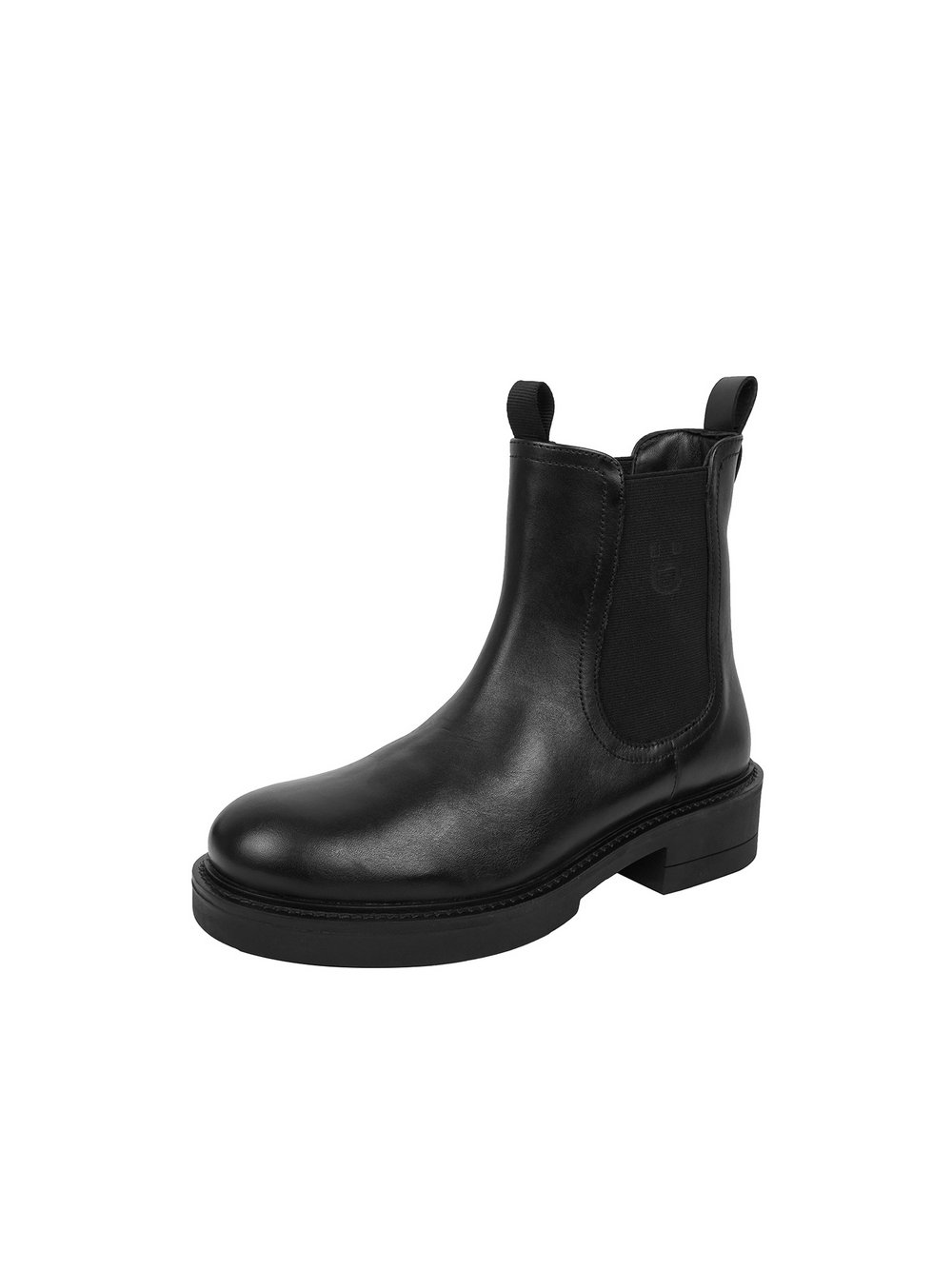 FREUDE Chelsea Boot Damen Leder schwarz bedruckt, 37