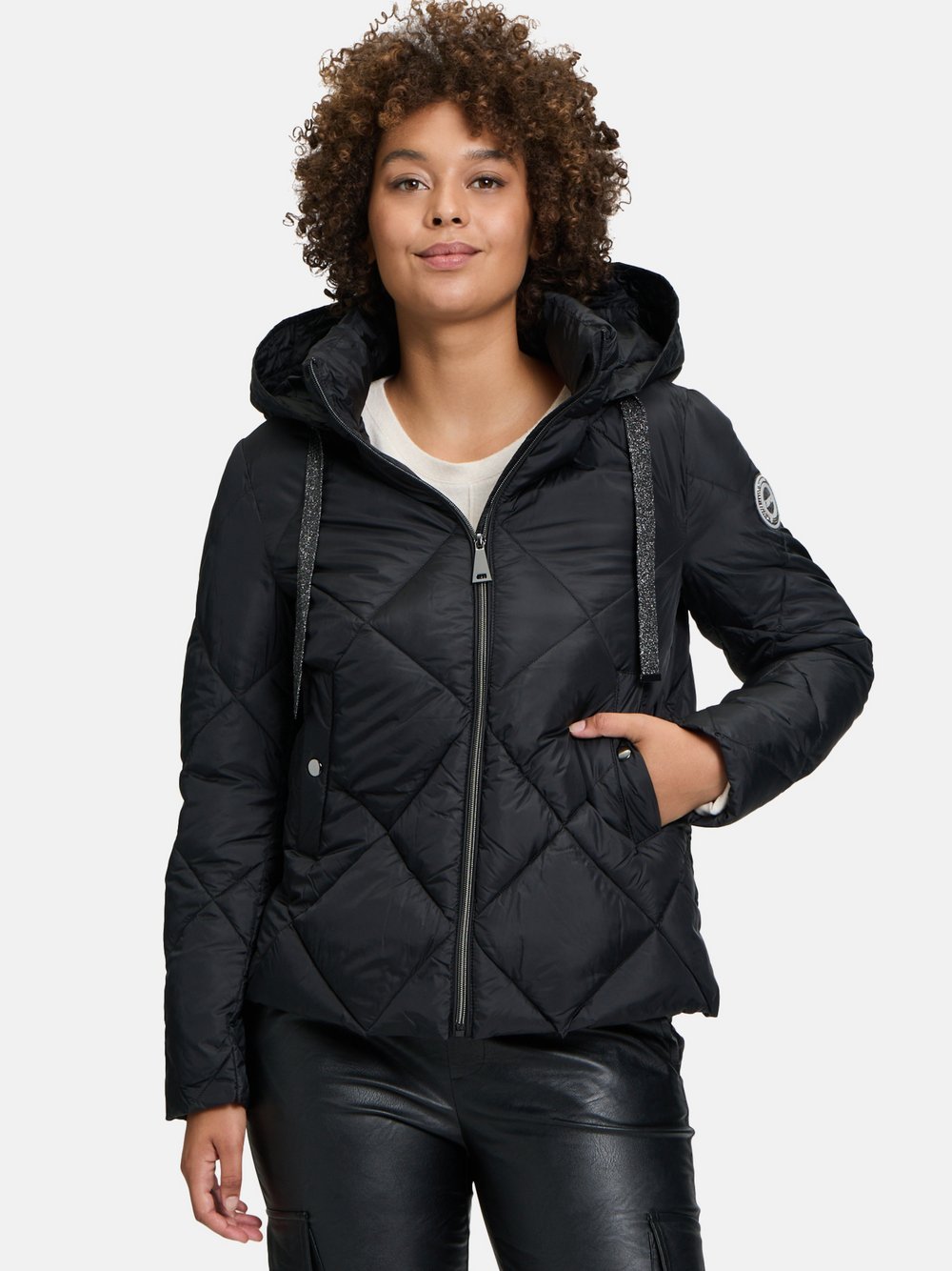 Cartoon Outdoorjacke Damen schwarz, 34