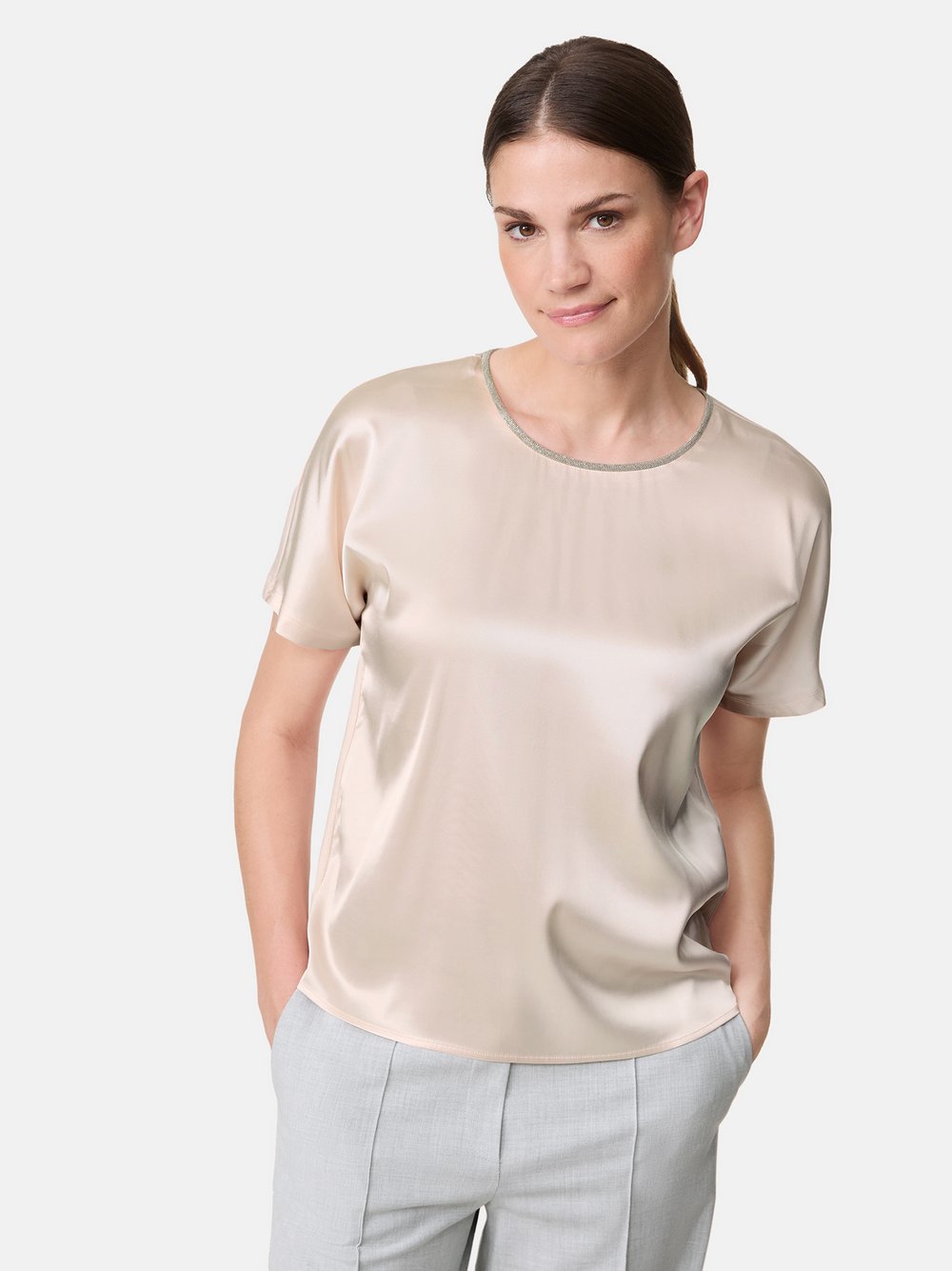 Gerry Weber Blusenshirt Damen Baumwolle mehrfarbig, 48