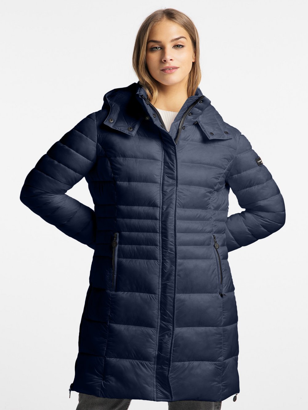 Frieda & Freddies Kurzmantel Damen blau, 46