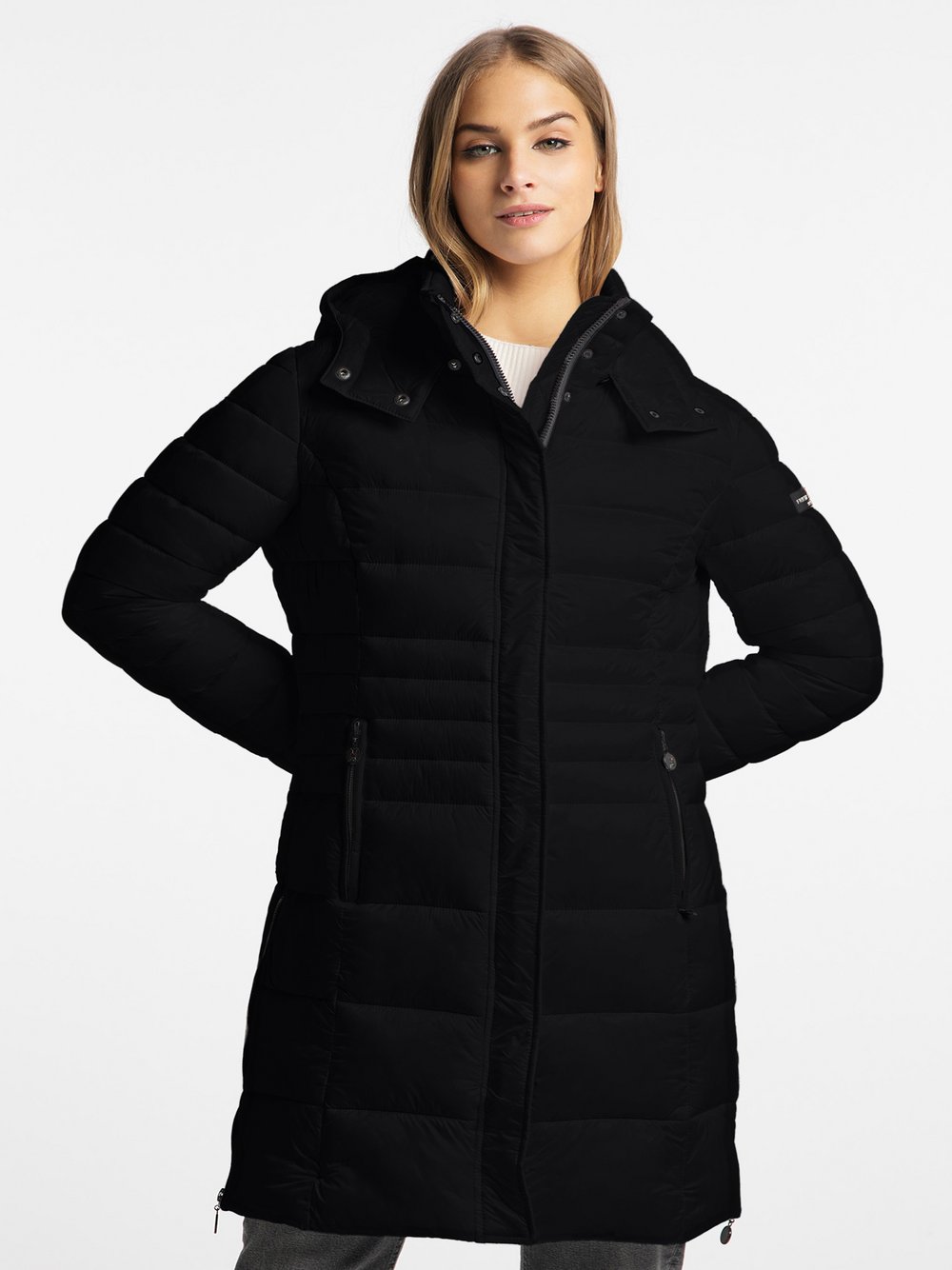 Frieda & Freddies Kurzmantel Damen schwarz, 46