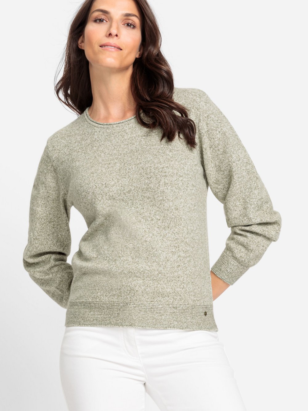 Olsen Pullover Damen Viskose beige, 48