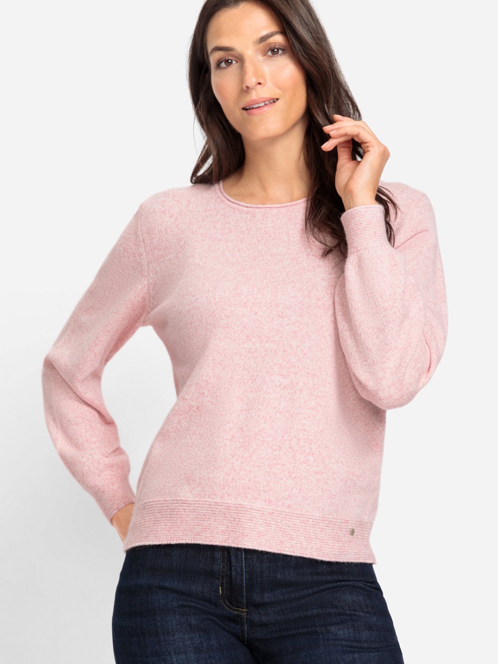 Olsen Pullover Damen Viskose pink, 48