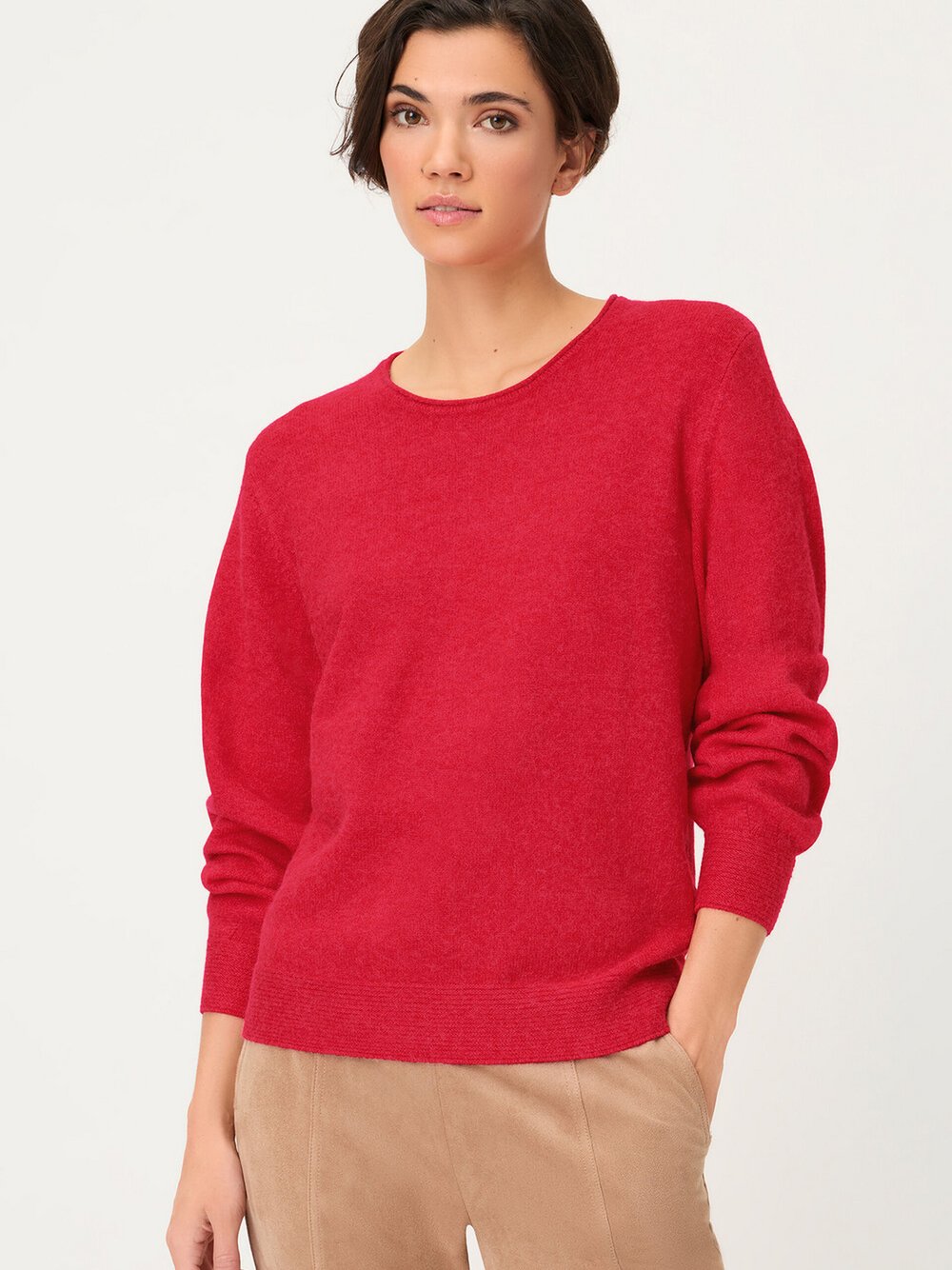 Olsen Pullover Damen Viskose rot, 44