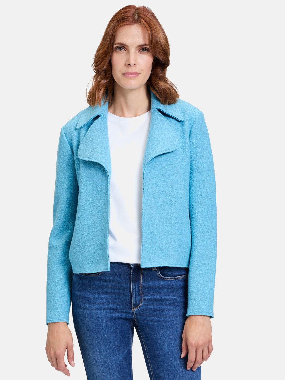 Betty & Co Casual-Jacke Damen Viskose blau, 46