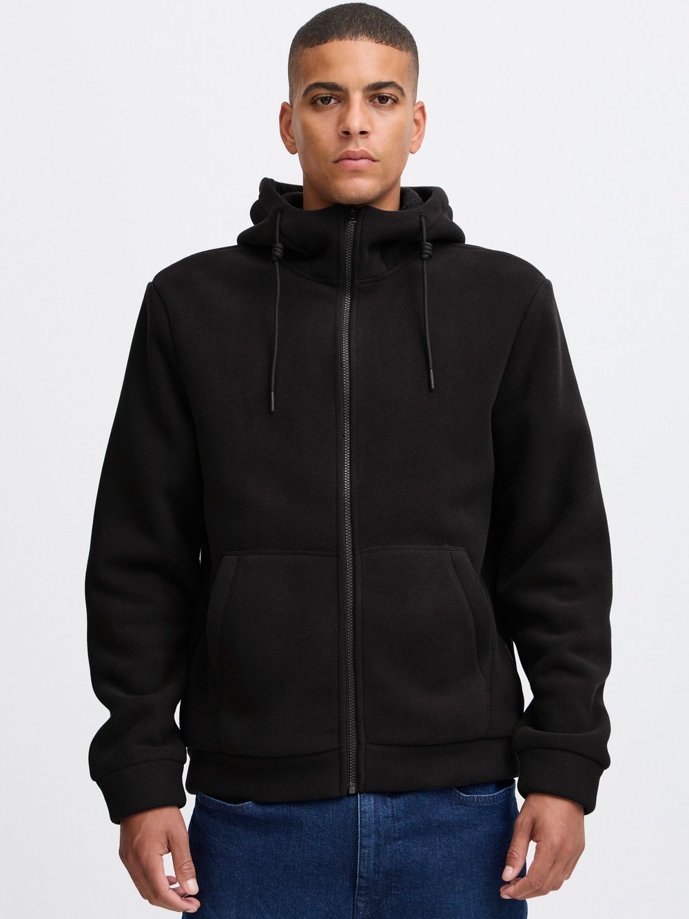 BLEND Sweatjacke Herren schwarz, XXL