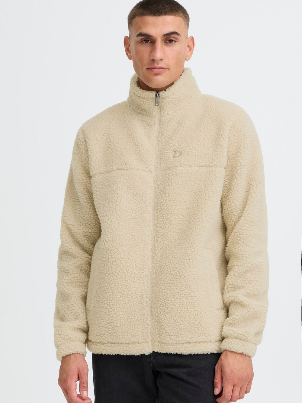 Thumbnail - BLEND Fellimitatjacke Herren beige, M