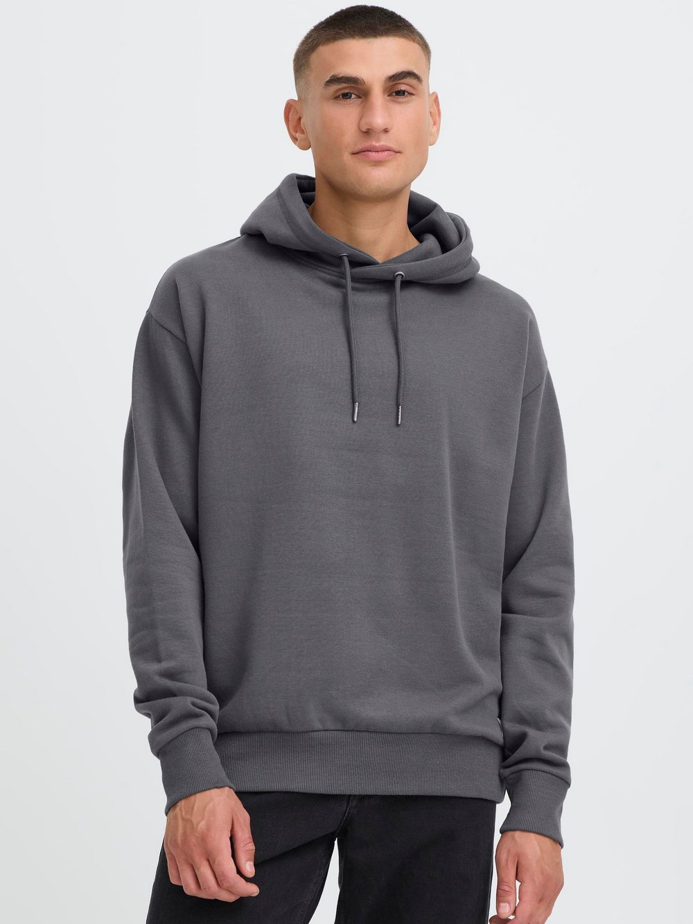 BLEND Sweatshirt Herren Baumwolle grau, L