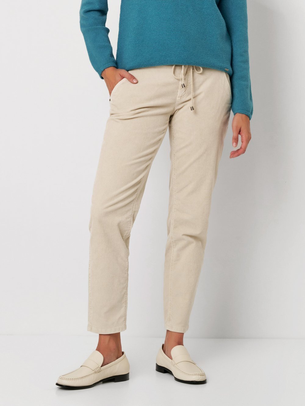 TONI Hose Damen Baumwolle beige, 42