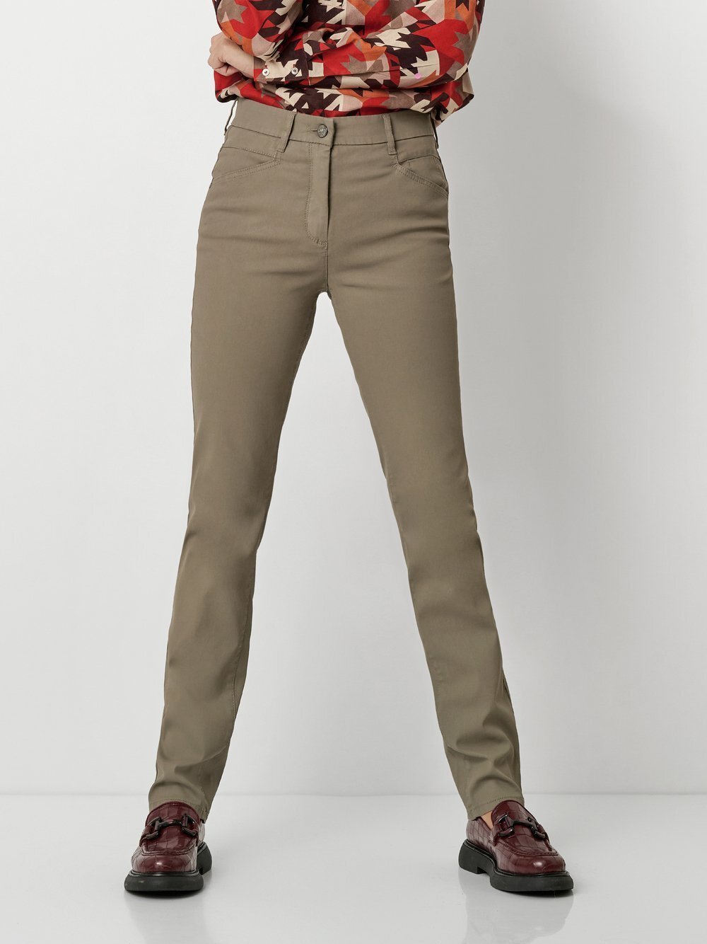 TONI Hose Damen Baumwolle beige, 22