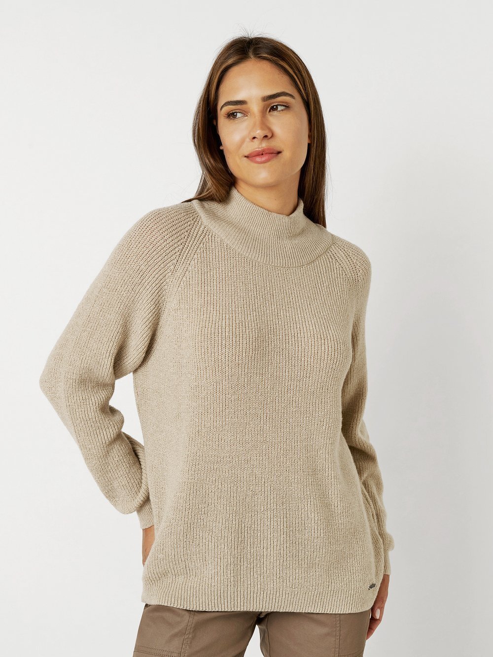 TONI Strickpullover Damen Stoff beige, 40