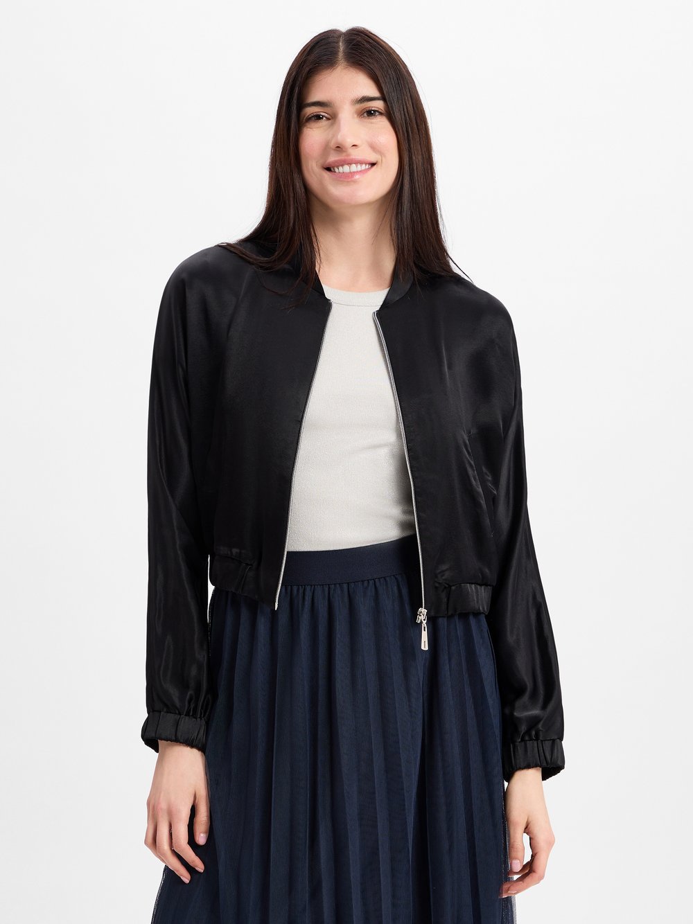 More & More Blouson Damen Viskose schwarz, 36