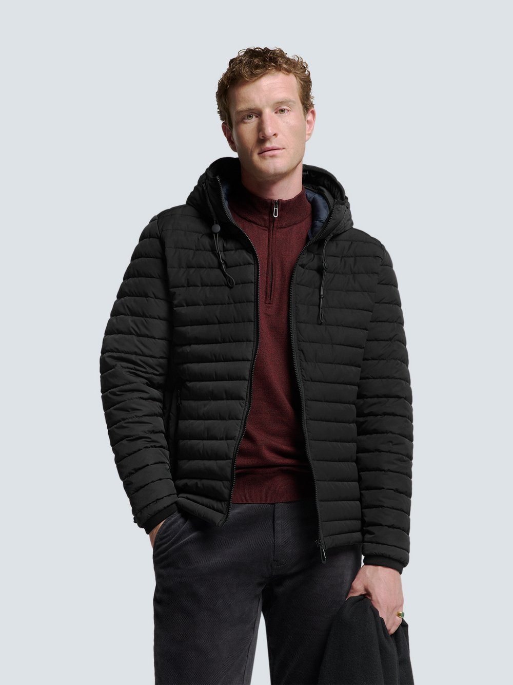 No Excess Kapuzen-Jacke Herren schwarz, L