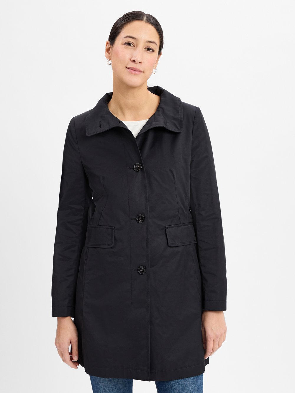 Gil Bret Trenchcoat Damen Baumwolle schwarz, 38