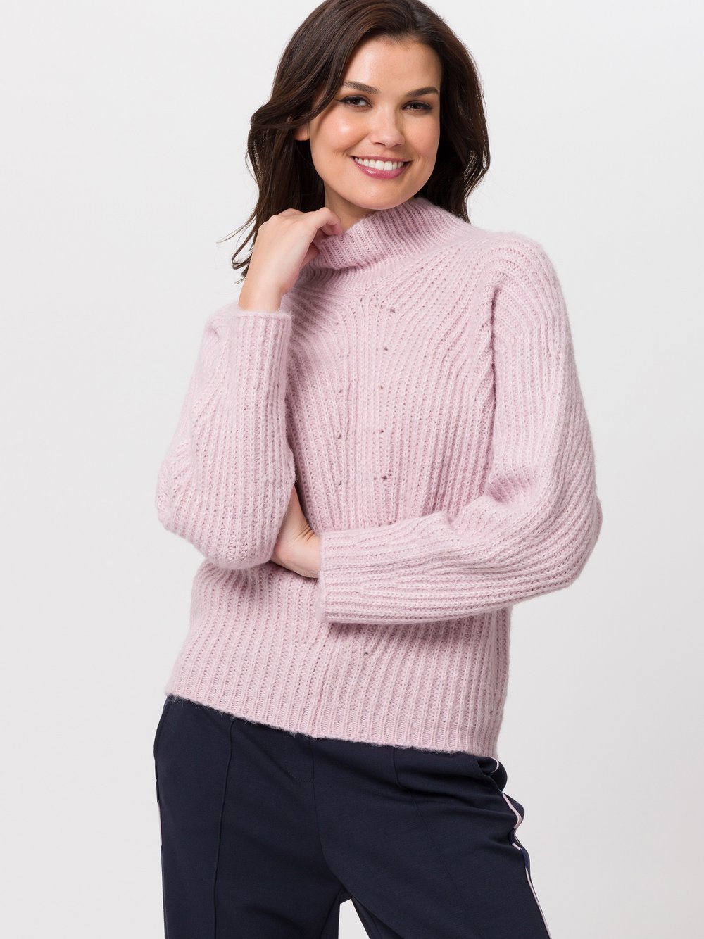 TUZZI Strickpullover Damen Polyamid rosa, 48