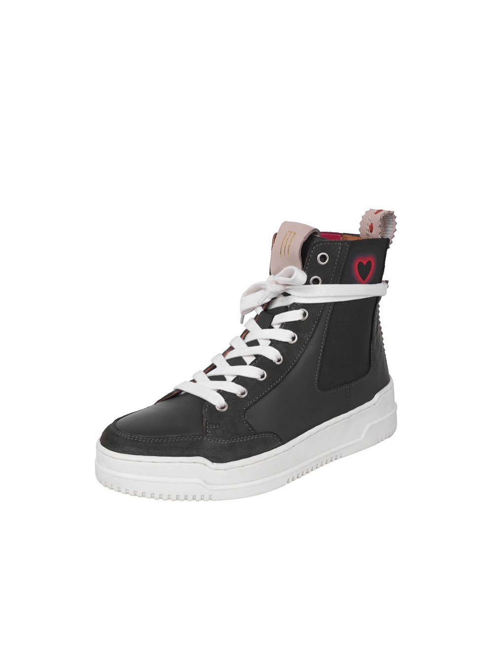 Crickit Sneaker Damen Leder grau bedruckt, 39