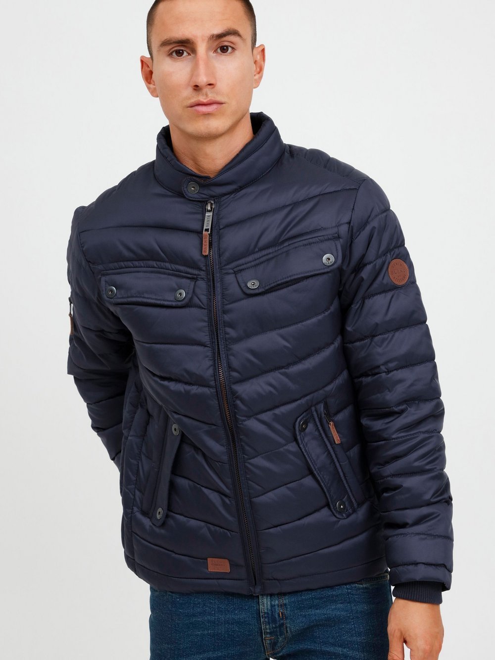 BLEND Steppjacke Herren blau, L