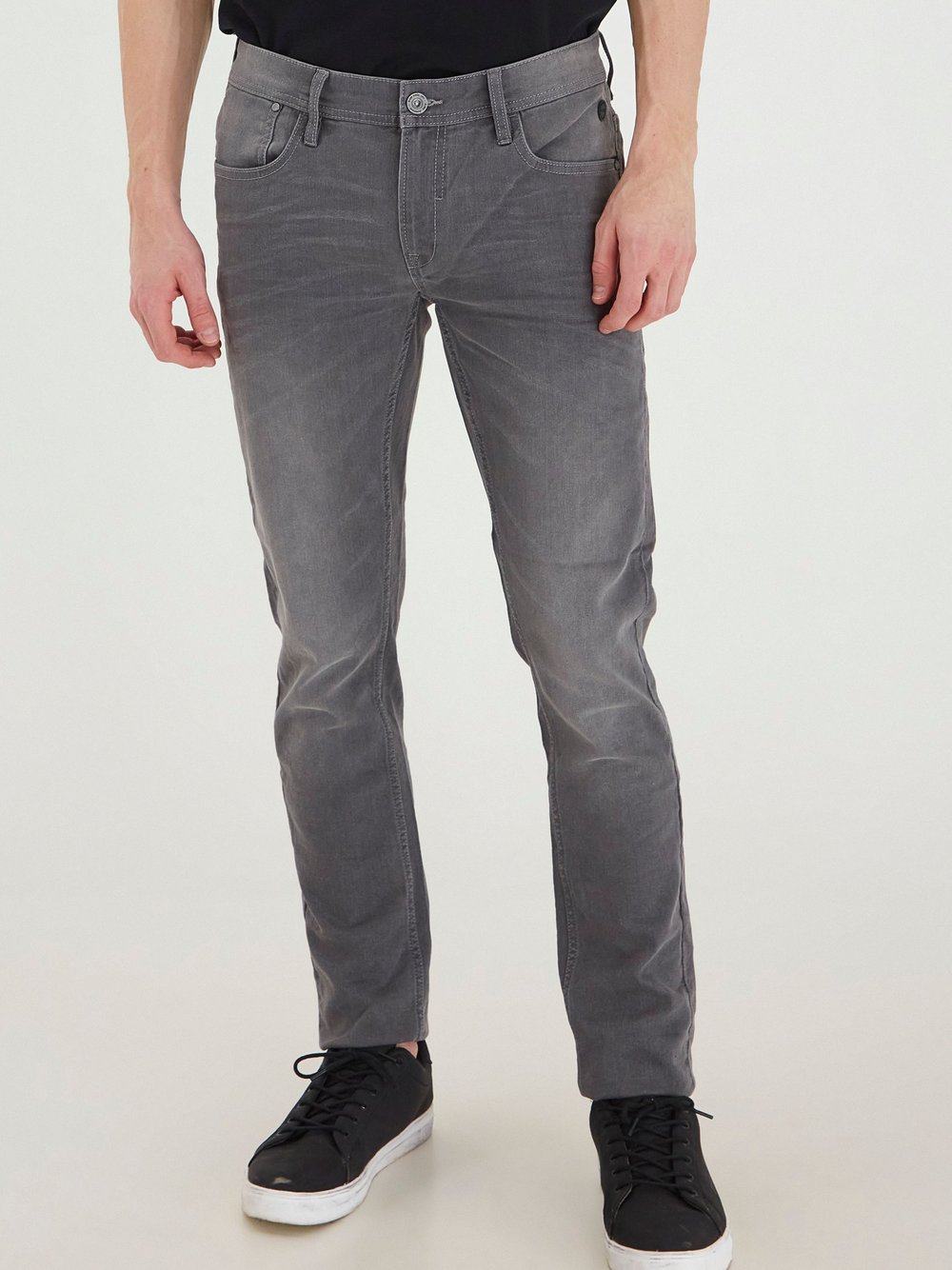 Thumbnail - BLEND 5-Pocket-Jeans Herren Baumwolle grau, 38-30