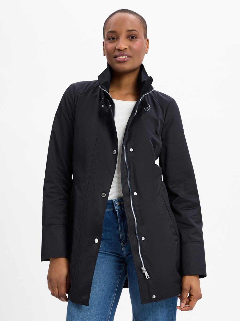 Fuchs Schmitt Parka Damen Baumwolle schwarz, 38