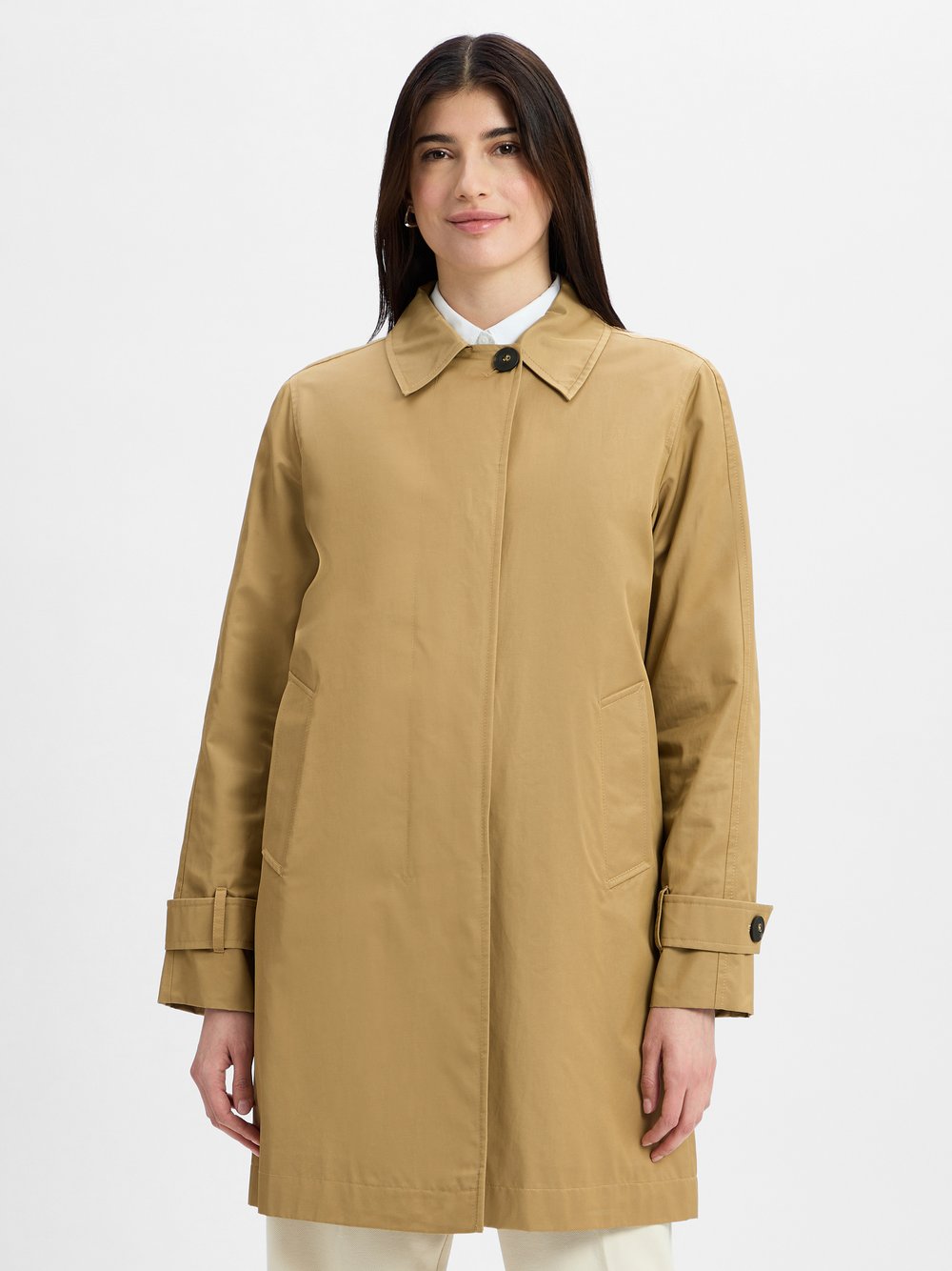 Fuchs Schmitt Kurzmantel Damen Baumwolle beige, 36