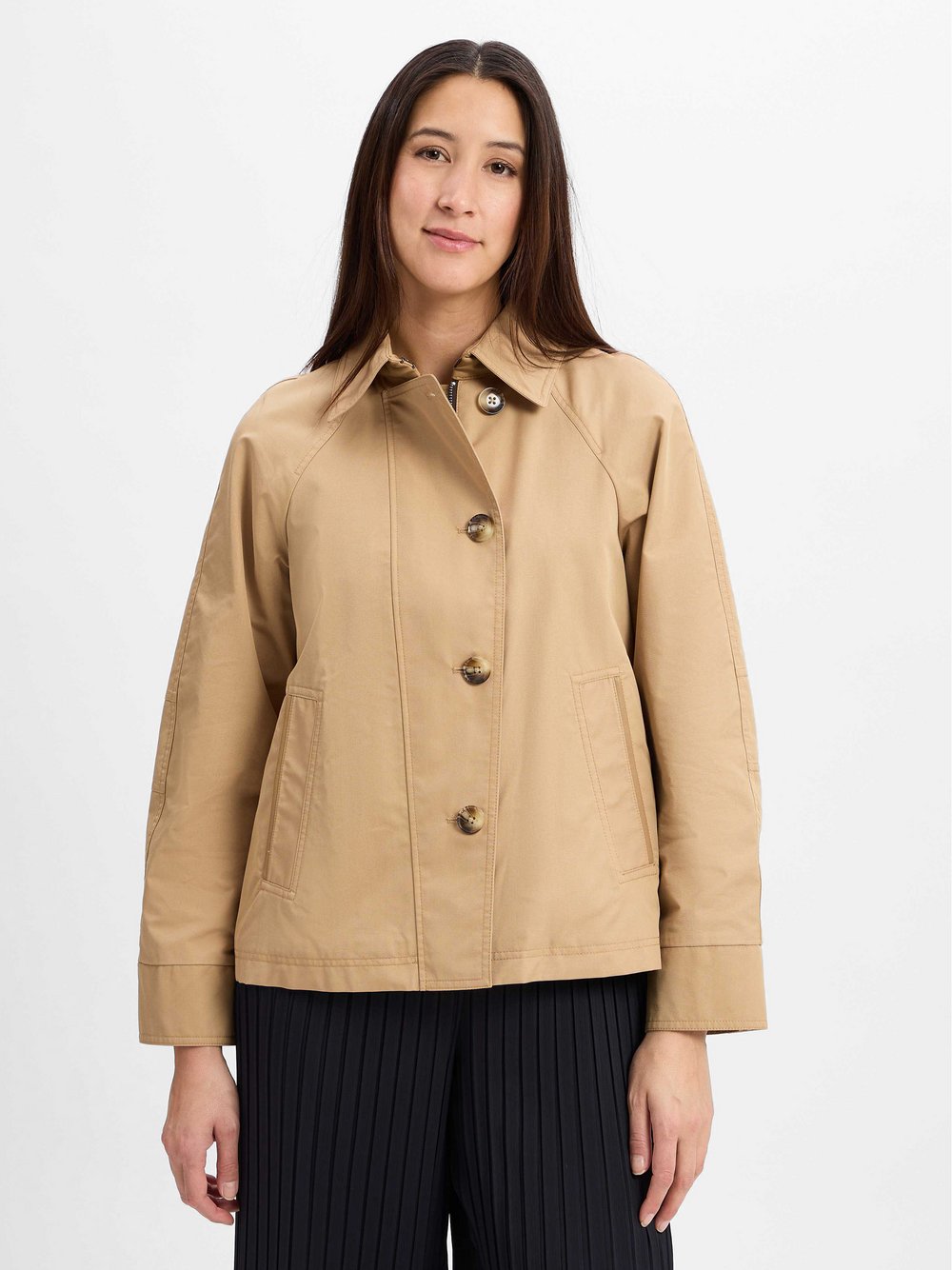 Fuchs Schmitt Übergangsjacke Damen Baumwolle beige, 40