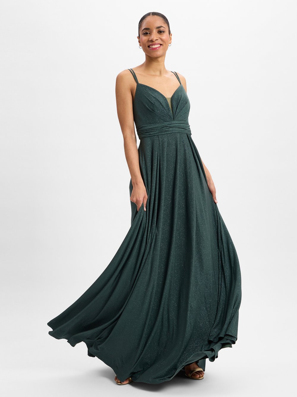 Marie Lund Abendkleid Damen grün, 34