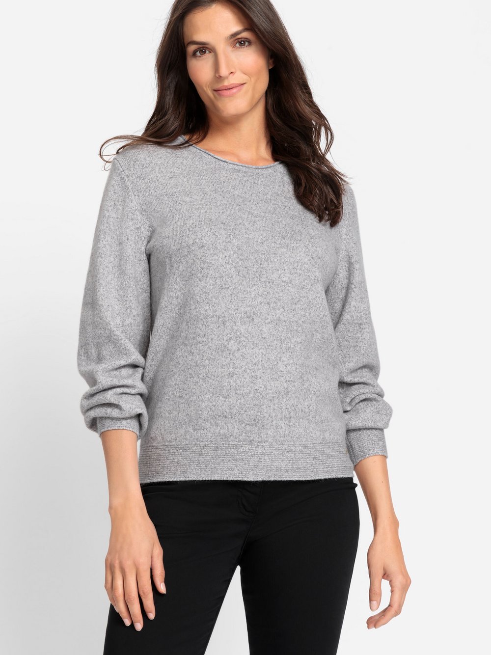 Olsen Pullover Damen Viskose grau, 38