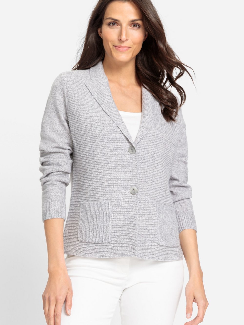 Olsen Cardigan Damen Viskose grau, 44