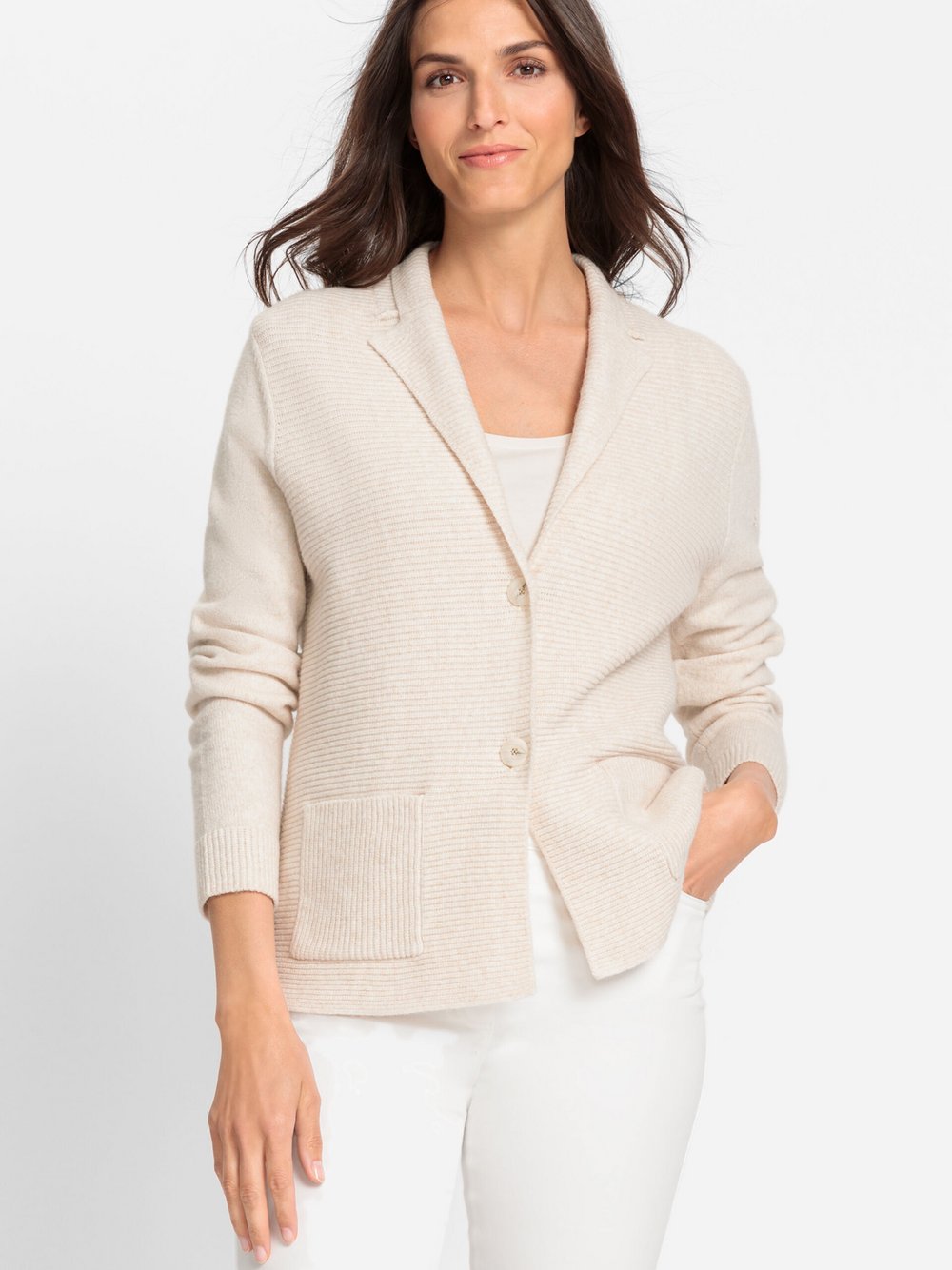 Olsen Cardigan Damen Viskose beige, 42